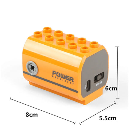 Power Function RC Motor For Big Size Building Blocks 9656 Rechargeable Technical Gear Motors DIY Bricks Toys For Christmas Gift