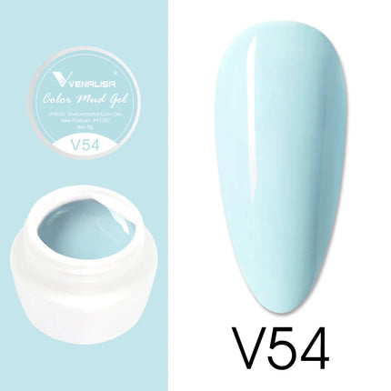 VENALISA Color Mud Gel Pure DIY Nail Art Design UV Gel Polish Professional Manicure Varnishes for Quality Artistry
