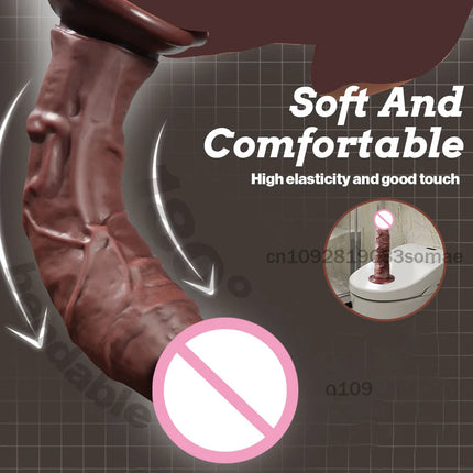 Silicone Strapon Dildo For Lesbian Gay Panties Wearable Massager Penis G-Sport Realistic Adult Sex Toys ﻿Suction Cup Anal Plug