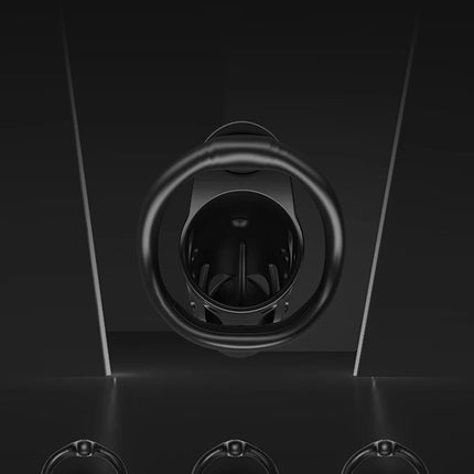 Intelligence Chastity Cage Men's Sm Conditioning Abstinence Plastic Penis Lock with Urethral Blockage Remote Control