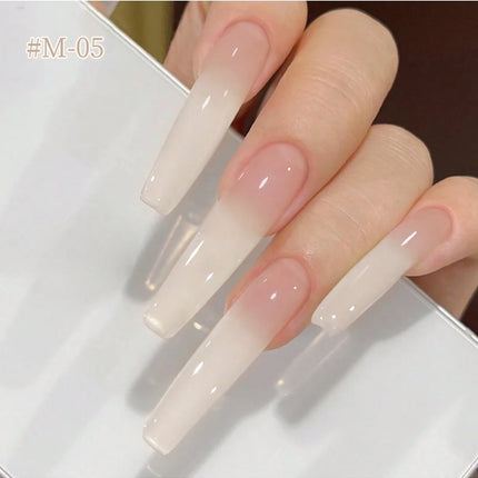 15ML Nude Nail Polish New Popular Senior Sense Of Nude Skin Colour Base   Ice Through The White Nail Shop Special Nail Glue