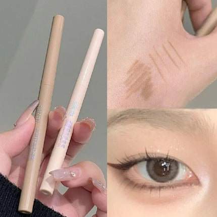 Charming Shiny Lying Silkworm Eyeliner Pencil Matte Waterproof Lasting Highlighter Eyeshadow Glitter Liquid Liner Eye Pencile