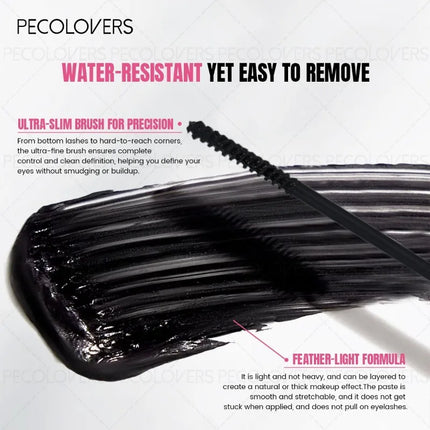 Waterproof and Sweat-proof, Black Tube Mascara, Thick Eyelashes, Natural and Long-lasting, Eye Cosmetics
