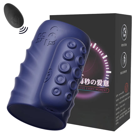 Glans Vibrator Sex Toy for Men Penis Extender Vibrator 10 Modes Male Masturbator Blowjob Penis Delay Trainer Delayed Ejaculation