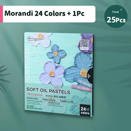 12/25/38/50 Colors Soft Oil Pastels For Kids Artists Art Drawing Blending Non-Toxic Heavy Color Crayons Painting Sticks Full Set