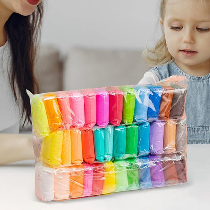 12/24/36pcs Color Clay Air-dried Clay Set DIY Crafts Ultra Light Plastic Clay for Friends Children Gifts