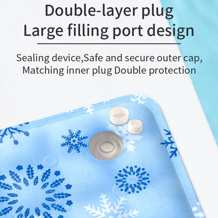 Cute Floor Mat Cool Pet Cooling Mat Self Added Water Dog Cold Bed Mat Portable Durable Pet Ice Cushion For Small Large Dogs