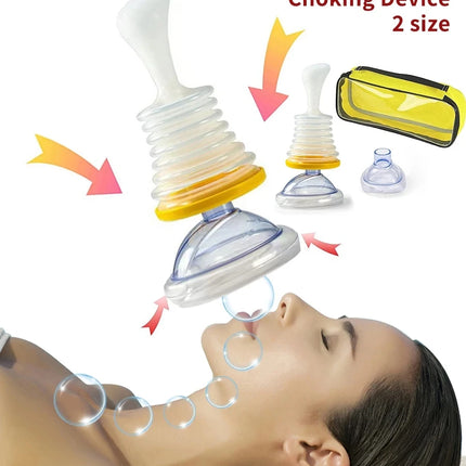4PCS/3PCS Portable Anti Choking Device Emergency Life Saving Suction Choke First Aid Kit for Kid Adult Kits Rescue With Bag
