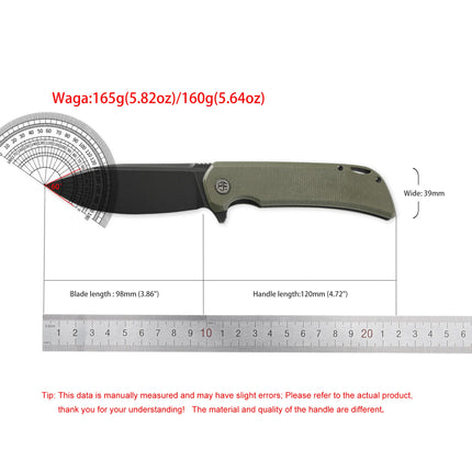 Petrified Fish PFB05 Folding Knife Pocketknives 14C28N Blade Knife G10 Handle Survival Outdoor Camping Fishing Hand Tools