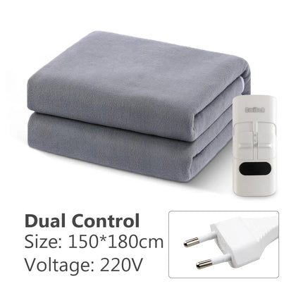 220V Electric Blanket Automatic Thermostat Electric Heating Blanket Body Warmer Thermal Mattress for Winter Home Office Use