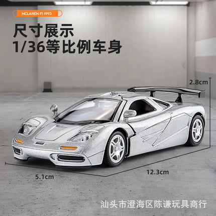 1:36 F1 1993 Alloy Racing Car Model Diecast Metal Toy Sports Car Model High Simulation Collection Gift