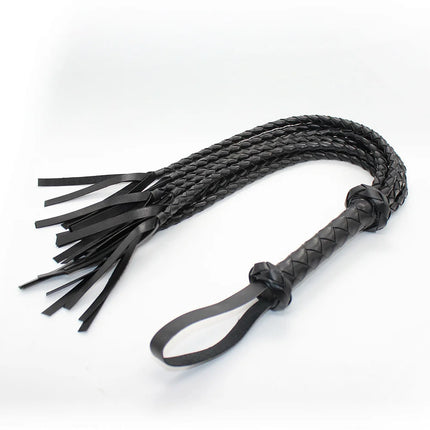 Durable Woven Pattern Leather Whip Bdsm Bondage Restraints Adult Games Sex Toys For Couples Flirting Erotic Products Party Props