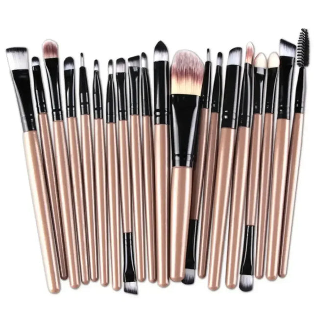 20-piece Eye Brush Set Complete Eyeshadow Brush Beauty Tool Explosive Neutral Logo Free Eyeliner Brush