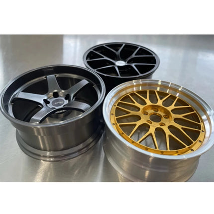 Wheel Model Car Ornaments RAYS Metal Wheel RID Aluminum Alloy Simulation Forging Wheel Modification Creative Desktop Toy