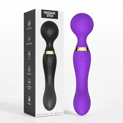 New Vibrator Wand,Adult Sex Toy Wand G Spot Dildo Clit Vibrator Sex Vibrators Clitoris Stimulation with 8 Speeds 20 Patterns