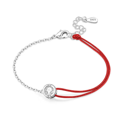 Original 925 Sterling Silver Butterfly Bracelet Zirconia Tennis Ball Women Fashion Simple Engagement Wedding Charm Jewelry Gift