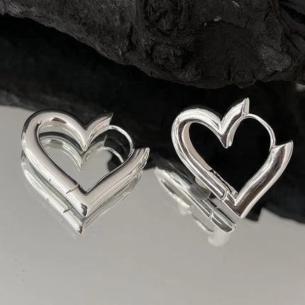 VENTFILLE 925 Sterling Silver CZ Star Moon Asymmetric Hoop Earrings for Women Girls Gold Silver Color Party Jewelry Gifts