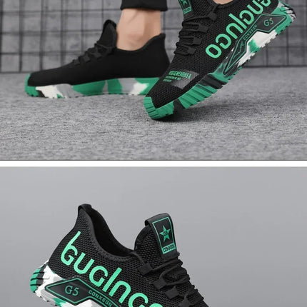 Runing Sport Fashion High Top Sneakers Zapatillas De Deporte 2024 Men Casual Mesh Shoes Light Soft Breathable Vulcanize Shoes