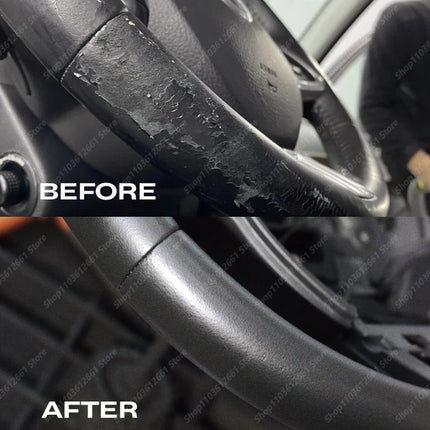 Car Interior Plastic Leather Scratch Repair Paste Automotive Polishing Wax Repair Anti-Aging Paste Tires Seats Steering Wheel