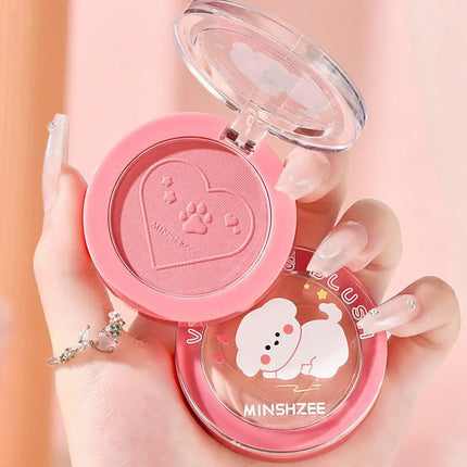 Monochrome Blush Whitening Matte Cosmetics Vitality Girl Nude Makeup Natural Smudge Monochrome Blush Plate