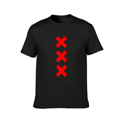 Amsterdam XXX logo T-Shirt oversized t shirt graphic tee shirt sweat plus sizes men's t shirts