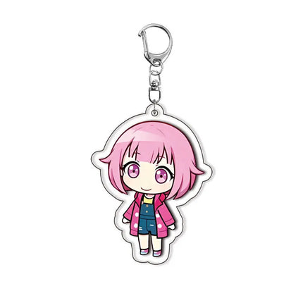 PJSK Kawaii Cute Anime Characters Acrylic Keychain Ornaments Girls Cartoon Backpack Charm Keyring Jewelry Accessories Gifts Toys