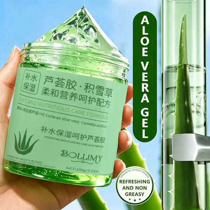 Aloe Vera Centella Asiatica Gel, Facial Care, Refreshing Aloe Vera Gel, Rich in Aloe Vera Ingredients, Hydrates and Firm