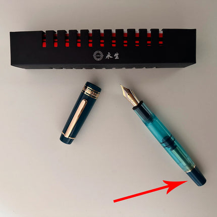 Wingsung/Junlai 630 Resin Fountain Pen NO.8 Iraurita Fine Nib Brief Piston Gold Clip Business Writing school Stationery Gifts