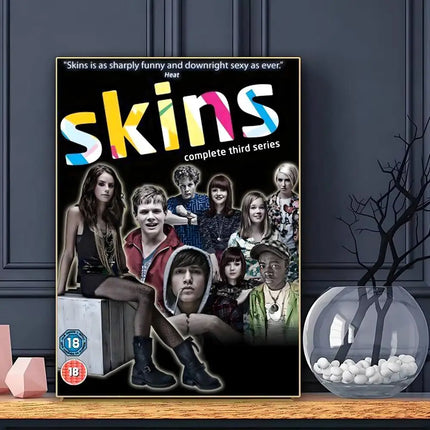 Classic TV Series S-Skins Poster Modern Minimalist Wall Art Prints for Bedroom Living Room Home Decor Interior Gift