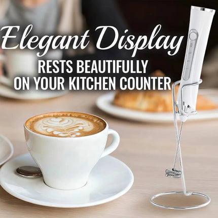 Electric coffee mixer, milk frother, handheld egg beater, 3-speed jam mixer, picnic travel barbecue ingredient mixer