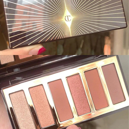 Fine Shiny Matte Milk Tea Shadow eye shadow 6 color Eyeshadow Palette Waterproof Matte Shadow Palette Student Friendly Cosmetics