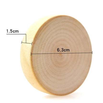 40Pcs Wooden Round Simple Fridge Sticker Bottle Opener Refrigerator Magnet Bottle Openers Universal Kitchen Accessories