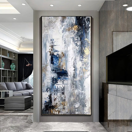 New Abstract Large Sizes 100% Handmade Oil Painting On Canvas Wall Art Pictures For Living Room Decoration Accessories Frameless