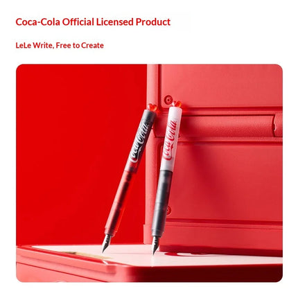 KACO Coca Cola Fountain Pen,EF Hooded Nib Leak-Proof Technology&Iconic Coke Aesthetics Pen For Young Writers&Collectors BestGift