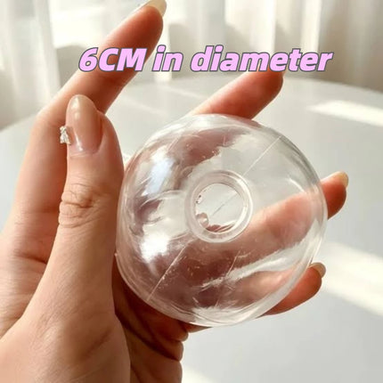 Clear TPR Empty Squeeze Ball Skin Casting Mold Round &Turtle Shape DIY Toy Making Shell Elastic Blank Mold for Stress Relief Toy