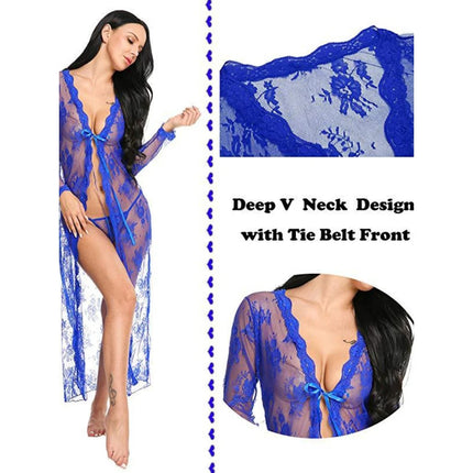 Women's Underwear Sexy Lingerie Set Erotic Nightdress Sexy Lace Sleepwear Solid Slim Soft Dresses Erotic Sleepwear Thongs