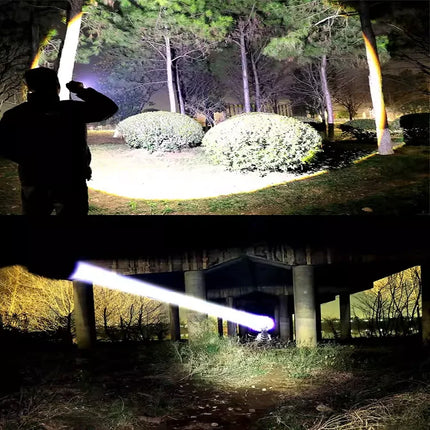2026 NEW LED Handheld Flashlight Ultra-Bright 780000000LM 15000mAh USB Rechargeable High Strong Power Led Tactical Lantern