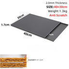 40x30cm 2.0mm black / China Mainland