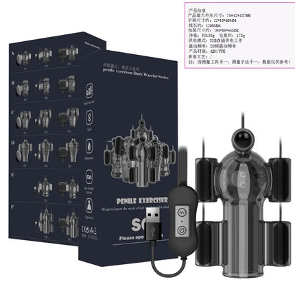 Male Masturbation Glans Vibrators Adult Sex Toy for Men Glans Trainer Male Delay Lasting Trainer Vibrators for Men Penis Massage