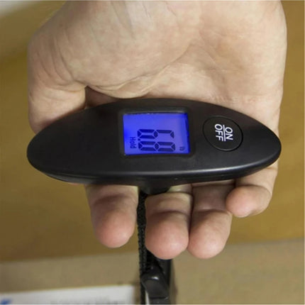40kg/100g Portable Luggage Scale Blue backlight Travel Digital Hanging Scales With Webbing belt LCD Digital Electronic Luggage