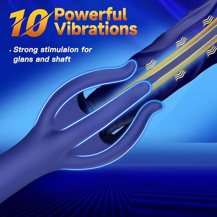 Penis Massage Vibrator Glans Trainer Horse Eye Stick Stimulator Urethral Catheter Dilator Male Masturbator Sex Toy For Adult Men