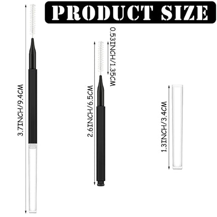 5/10/50PCS Mini Eyebrow Brush Brow Perm Brush Disposable Brow Lifting Brushes Bendable Micro Eyelash Brush Applicators Tools