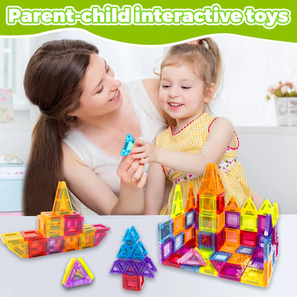 Magnetic Building Blocks Construction Sets Mini Size DIY Montessori Sensory Educational Magnets Toys For Boys Girls Kids Gift