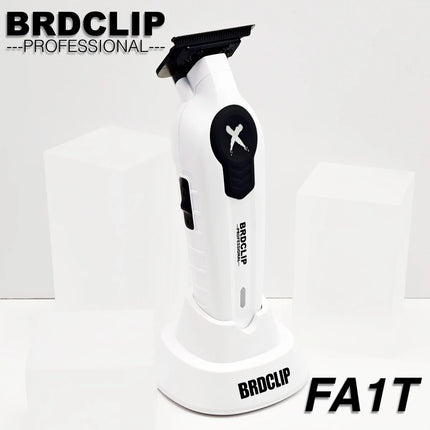BRDCLIP X Series White FA1T 7700RPM Professional Electric Hair Trimmer Hair Clipper For Man Carving DLC Blade Barber Shop Tool
