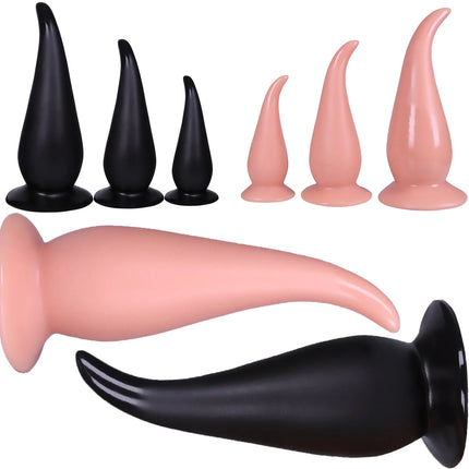 3 Size Tail Butt Plug Soft Silicone Tapon Anal Plug Man Woman Silky And Skin-Friendly But Plug Xl Analog Plug Man Plugs Anul