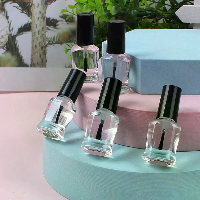 6ml Health Transparent Top Coat Clear Enhance Glitter Nail Polish Nail Art Armor Oil No-bake Long-lasting Quick-drying Oil