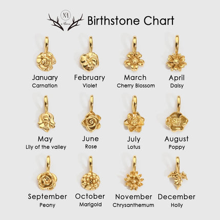 eManco Gold Color Stainless Steel Diverse Flower Charms Natural Style for DIY Jewelry  Everyday Use Factory Direct Sales