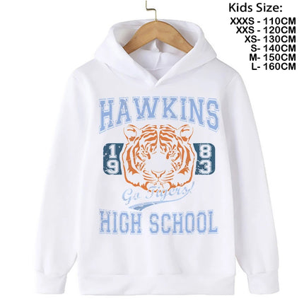 The Demogorgon Hawkins Cannibal Flower Hoodie Kids Cartoon Boys Girls Children Sweatshirts