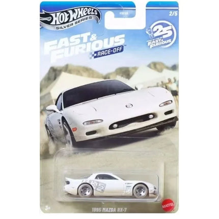 2026 New Hot Wheels Hnr88 Silver Series 25Th Fast & Furious Tokyo Drift Set Nissan/Monter Carlo/Road Runner 1:64 Diecast Car Model Authentic Holiday Birthday Gift