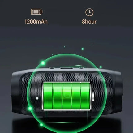 Lenovo TF Card USB Bluetooth 5.3 Wireless Speaker Portable Dual Driver Stereo Sound FM Voice Broadcasting Waterproof for Camping